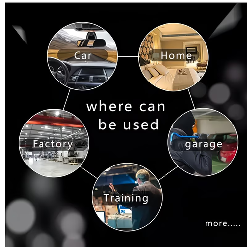 Mini IP camera, high-definition 1080P Wi-Fi surveillance camera with motion detection, no tools required, comes with self-adhesive backing, for indoor use, 2.4GHz 5GHz WiFi smart security camera - high-definition image quality, 360° rotation, black, suitable for home and office surveillance, office wireless surveillance camera. Modern camera design, sturdy and durable construction quality, wireless security camera, without power adapter.