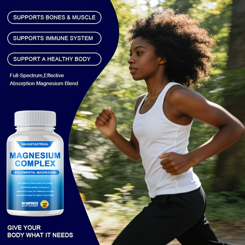 90 capsules, compound magnesium supplement 1000 milligrams. 7 types of magnesium (glycine magnesium, citric acid magnesium, malic acid magnesium, taurine magnesium, magnesium oxide, aspartic acid magnesium, ornithine magnesium, sleep, nerve, muscle and bone)