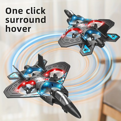 Drone, rechargeable battery, quadcopter for height maintenance hovering, beginner gift for remote control toys indoor and outdoor affordable drones, fighter planes, boys and girls toys remote control aircraft