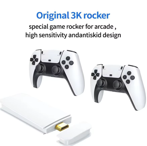 M15 64GB built-in over 2000 game controllers 2.4G wireless controller universal plug 4K high-definition home TV game console with game controller