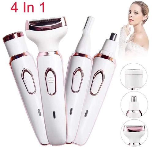 The  4 in 1 An all-purpose multifunctional hair removal device for both men and women, underarm razor, private area hair remover, eyebrow trimmer, and shaver.