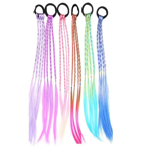 Colorful Braided Hair Ties