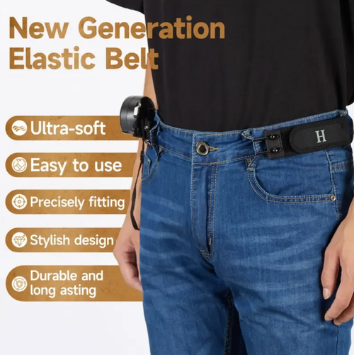 Adjustable Metal Hook Elastic Belt
