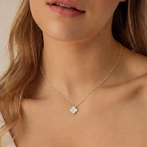 TEWIKY 14K Gold Plated Colored Dangling