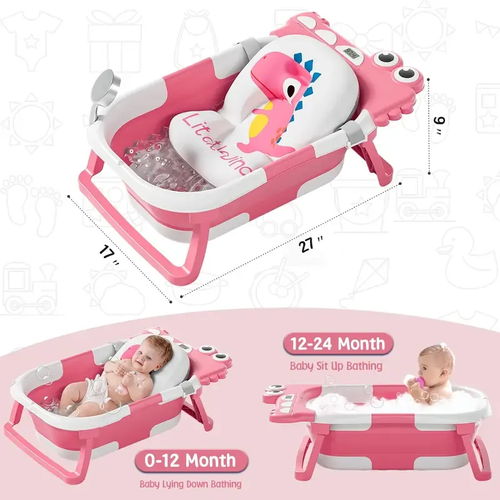 Foldable Baby Bath Tub Set
