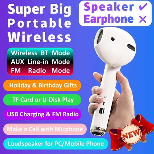 Earphone-Shaped Speaker