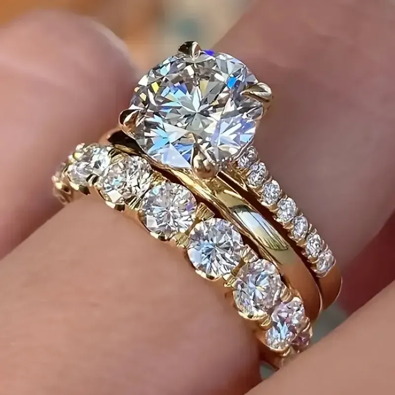 3 Gold Rings