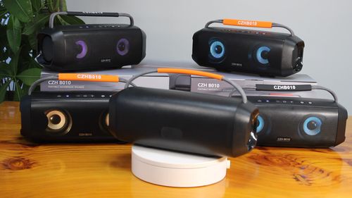 Portable Outdoor Ipx7 Waterproof Bluetooth Speaker Colorful Rgb Lights Dj Party Speaker Stereo Bass Speaker