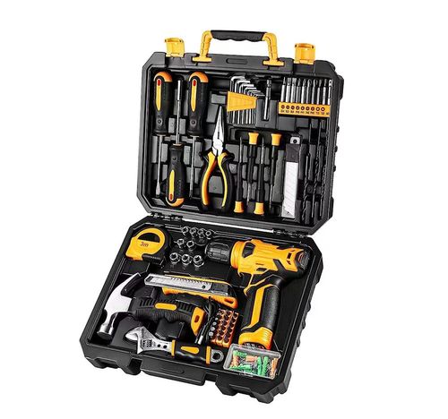 Household portable tool box multi-function repair tool set hammer wrench hardware 复制