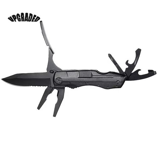 10-in-1 German Steel Tactical Tool - Knife Saw Pliers Bottle Opener All in One