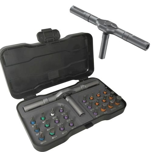 24 in 1 Magnetic Screwdriver Set with Strong Bits and Non Slip Grip for Professional Repair