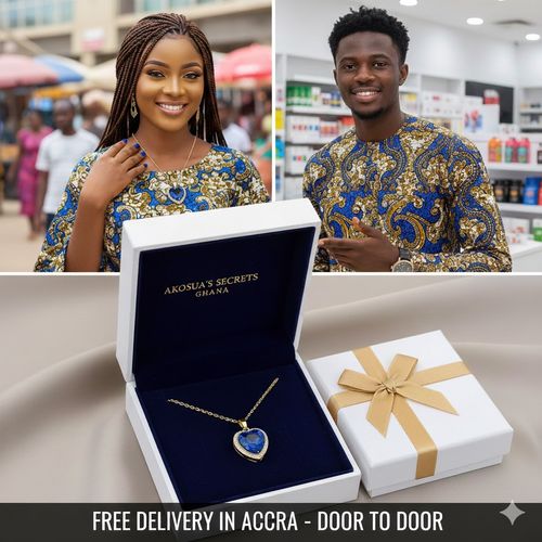 💕💎🎁Sapphire necklace+ Luxury Gift Box – Ready for Surprise Gift