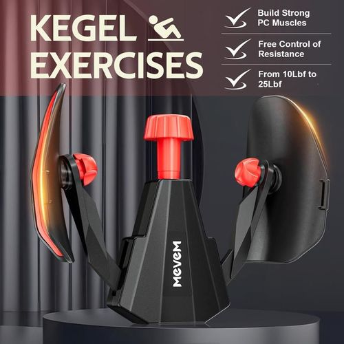 Treinador Kegel Profissional – Exercitador de Pernas e Quadris, Aparelho de Exercícios Pélvicos Masculino e Feminino, Ajustável com Resistência, Portátil para Casa, Escritório e Viagem. Ideal para fortalecer coxas, glúteos, assoalho pélvico, abdômen e melhorar saúde íntima com treino simples e eficaz.