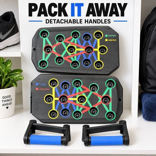 1pc Multifunctional Push-Up Board - Home Gym Exercise Equipment, Push-Up Assistant, Chest Muscle Trainer, Strength Training Gear