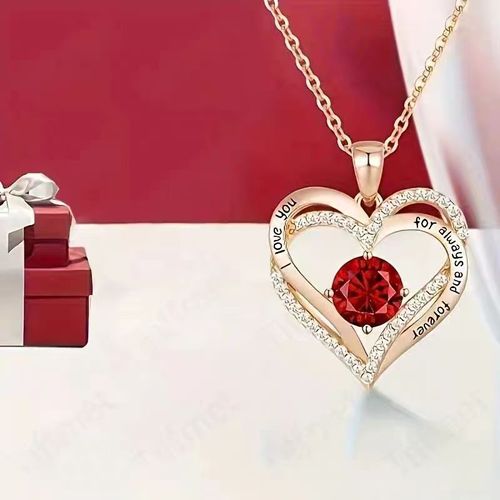 💖 925 Silver Heart Necklace with Gift Box 🎁