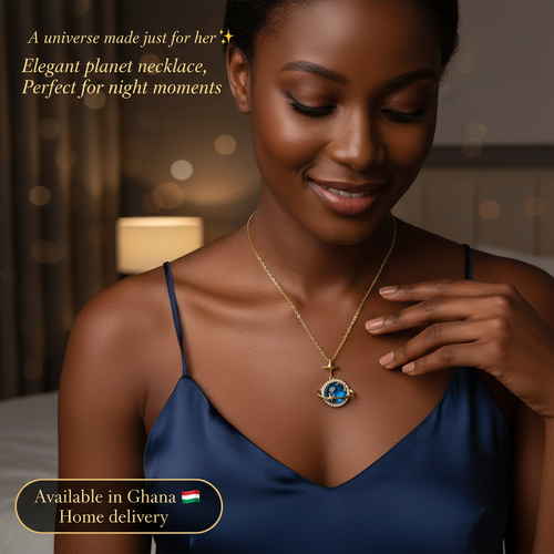 🌍 🎁🌌 Galaxy Treasure Necklace – Comes in a Beautiful Gift Box