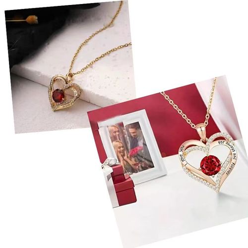💖 925 Silver Heart Necklace with Gift Box 🎁