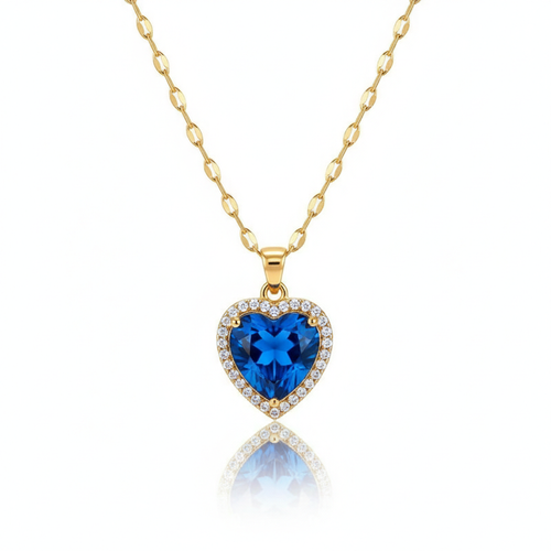 💕💎🎁Sapphire necklace+ Luxury Gift Box – Ready for Surprise Gift