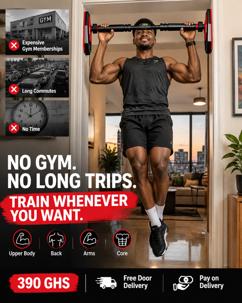 💪🏠 Adjustable No-Drill Door Pull-Up Bar – Easy Installation, Strong Support, Home Gym for Pull-Ups, Abs & Full Body Workout