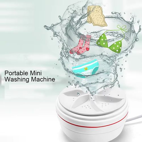 🧼⚡ Turbo Spin Mini Washer – Clean Clothes in Minutes