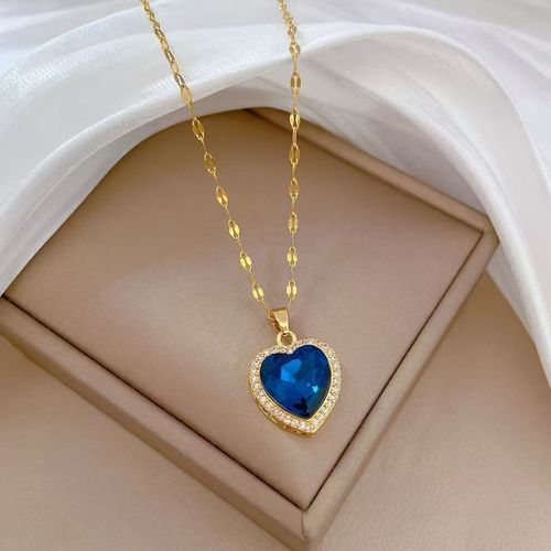 💖 925 Silver Heart Necklace with Gift Box 🎁