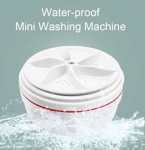 🧼⚡ Turbo Spin Mini Washer – Clean Clothes in Minutes