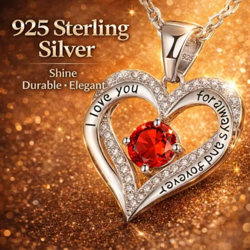 💖 925 Silver Heart Necklace with Gift Box 🎁
