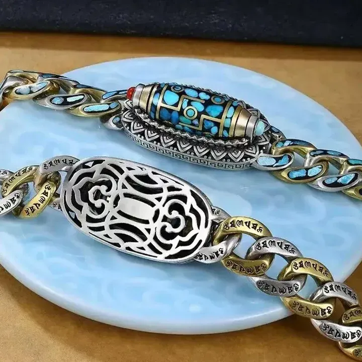 Jewelance™ MantraBracelet – Rotatable Timeless Symbolic Mantra Bracelet