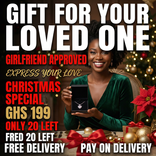 💕💎🎁 Heart Necklace + Luxury Gift Box – Ready for Surprise Gift