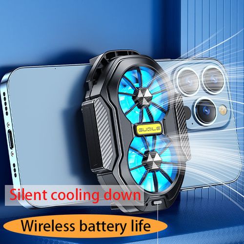 New FS01 dual-fan air-cooling charging mobile phone heat sink, gaming cooling wrist strap, wireless and silent, in stock now