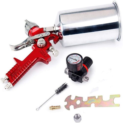 2025 1pc LVLP Car Furniture Spray Gun Top Pot Paint Spray Gun 400CC Pot 1.3MM Nozzle Paint Spray Gun Top Paint Highly Atomized Spray Paint