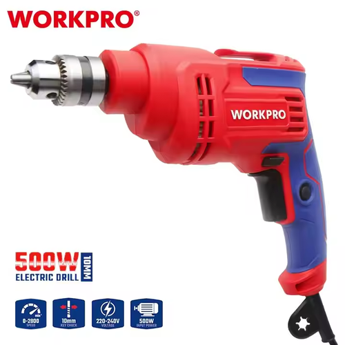 10MM Professional Electric Drill Variable Speed Power Tool Corded Drill