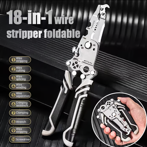 🔥2025 Hot Sale 49% OFF💥Multi-function Folding Wire Stripper