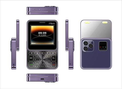 I19 Pro 2.4inch Dual Sim GSM Simple Design Slide Cellphone