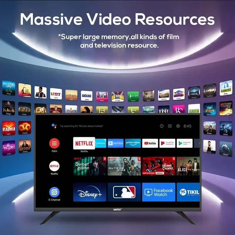 4K HD Smart TV source factory direct sale, all sizes of TV, can wholesale in large quantities.