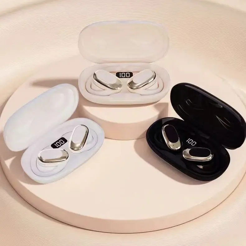 OWS Smart Touch In-Ear Wireless Bluetooth Headset with LED Battery Indicator Open Type JL Chipset Wireless Charging Function