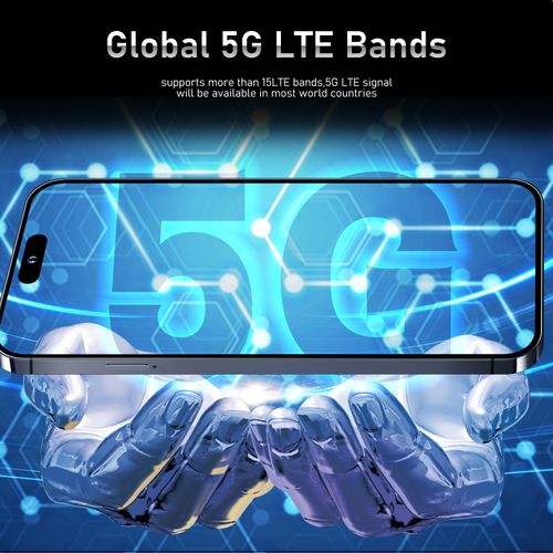 2025 New Arrival Original I16 Phone 16 Pro Max 5G 7.3 Inches 16GB+1TB Deca 108MP Rear Camera LTE Cellular English