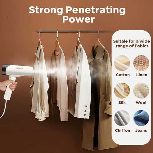 Handheld Steam Iron Portable Folding Travel Iron for Home, Office Use with 1000W Fast Heating and 4.4oz Water Tank, Powerful Wrinkle Removal