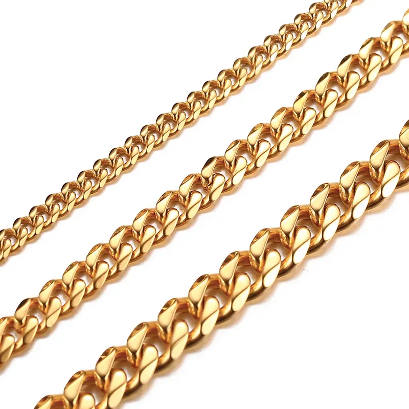 ✨ AFRI-GOLD CUBAN CHAIN: Luxury Shine, African Price!⚡18K Heavy Gold Plating • Sweat-Proof • Adjustable 21-50cm • 56g Solid
