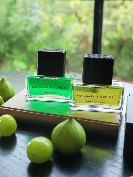 本傑明與索菲亞森系純牛奶薄荷柑橘調味道木質男士女士中性香水