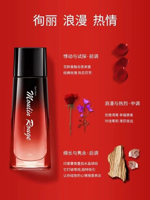 聖美倫紅磨坊玫瑰花香女士香水持久淡香清新學生正品女官方旗艦店