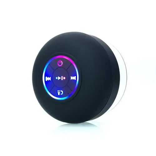 Large suction cup waterproof Bluetooth audio level 4 LED colorful light-emitting mini gift portable speaker BTS07