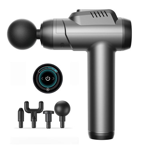 Electric pulse deep tissue massage gun for relieving muscle fatigue