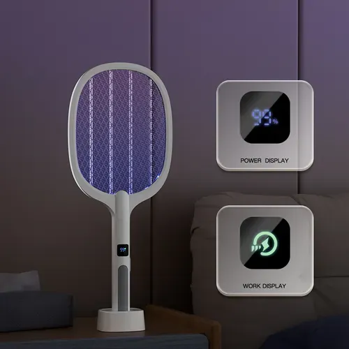 💥Electric Fly Swatter💥 🔋Type-C Rechargeable Bug Zapper🔋 It features a detachable design, allowing for easy cleaning and maintenance. With both handheld and automatic swatting modes👋🤖, it serves as a powerful mosquito and fly killer. Whether you're indoors or outdoors🌳🏠, this device can effectively get rid of those annoying insects, making it your ideal choice for a pest-free environment. ElectricFlySwatter TypeC MosquitoAndFlyKiller