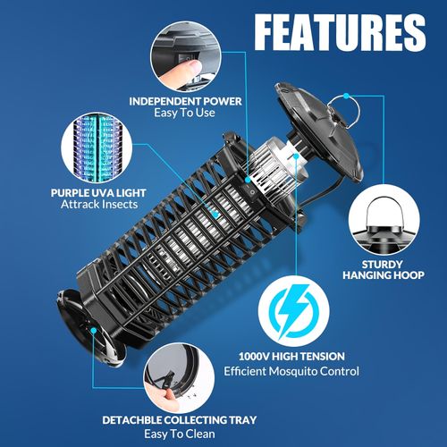 Electric Mosquito Bug Zapper Fly Killer Lamp
