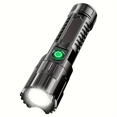 2Pcs High‑Power Zoom Flashlights Portable Camping Torch
