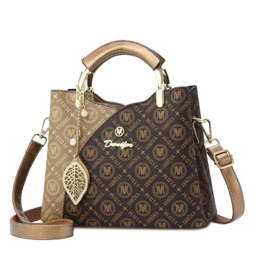 2025 Nova Moda Feminina PU High-End Bolsa All-Match Grande Capacidade Fechamento Com Zíper Ombro Crossbody Bolsa