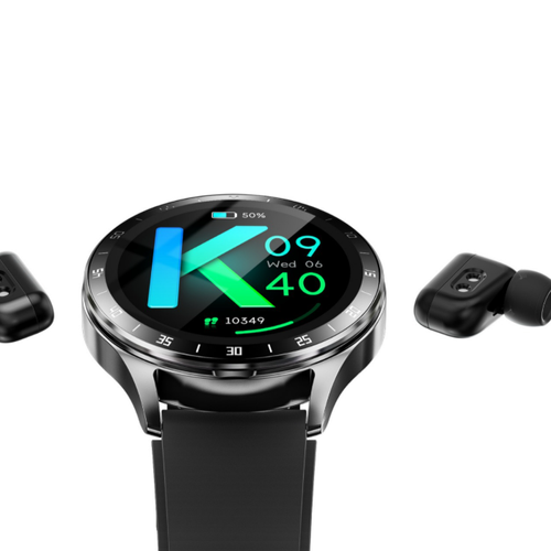 Novo X10 smart watch TWS hd bluetooth headphone watch 2 em 1 1, 39 polegadas tela de alta pontuação impermeável relógio ultra fino