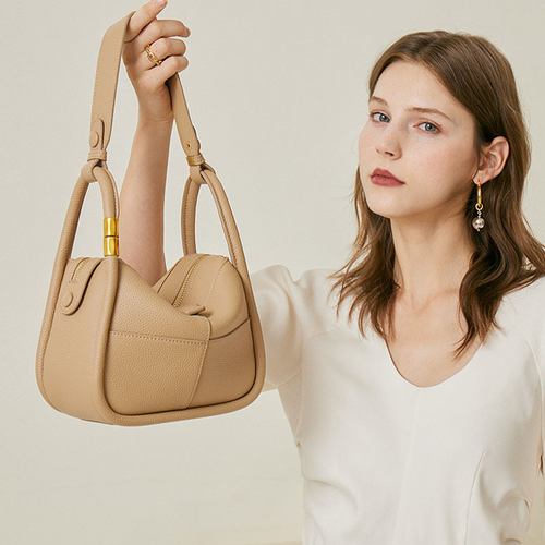 Um ombro temperamento handheld womens bag camada de cabeça saco de couro de vaca versátil saco de couro genuíno para mulheres
