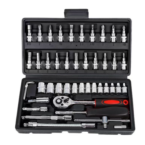 Wrench auto repair conjunto de ferramentas de 46 peças conjunto de ferramentas de reparo de hardware doméstico de alta qualidade